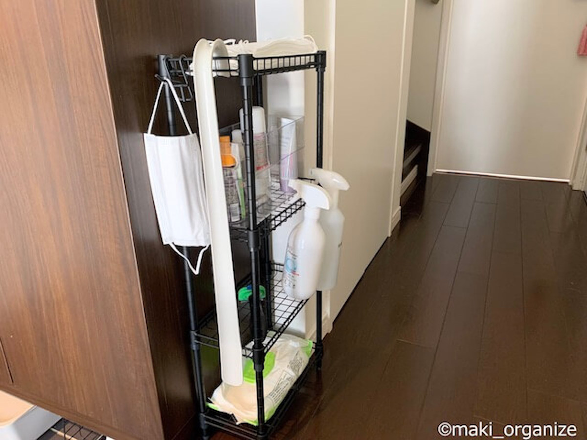 【ダイソー】「ジョイントラック」で空間スッキリ! プロによる収納アイデア8の画像8