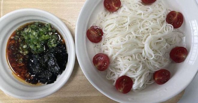 「アッという間になくなった!」韓国のりとラー油の【パンチがきいたそうめん】レシピがスゴい!